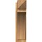 Ekena Millwork Thorton Rough Sawn Arts and Crafts Outlooker, Western Red Cedar, 8"W x 26"D x 30"H OUT08X26X30THR03RWR - alternate 4